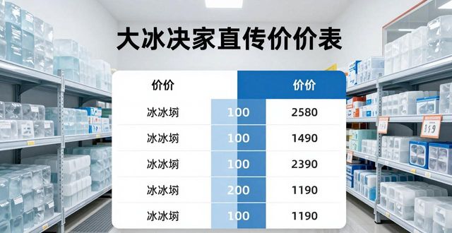 大冰块批发厂家怎么选？东西湖直供渠道靠谱吗